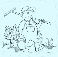 Веселый огородник