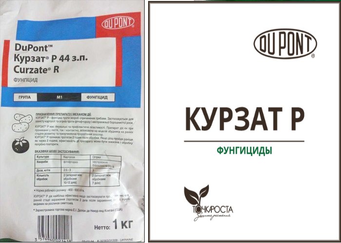 Курзат Р против фитофторы
