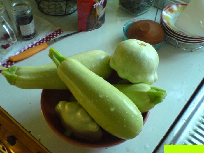 Кабачки и патиссоны со своего огорода