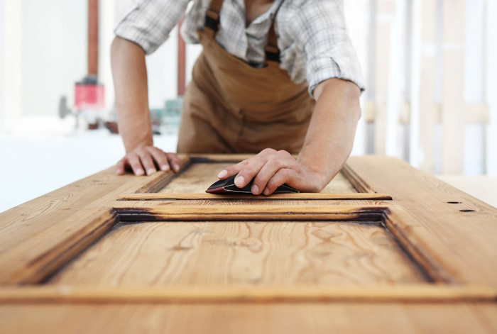 реставрация входных дверей